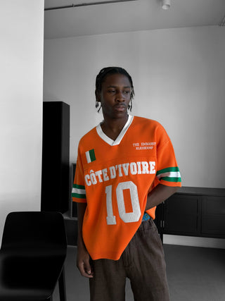 Didelis Côte d’Ivoire megztinis - Oranžinis