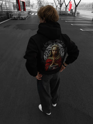 Oversize ‘Transcendence’ Hoodie - Juoda