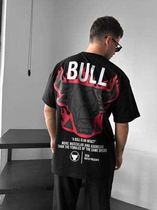 Oversize Fired Bull T-shirt - Juoda