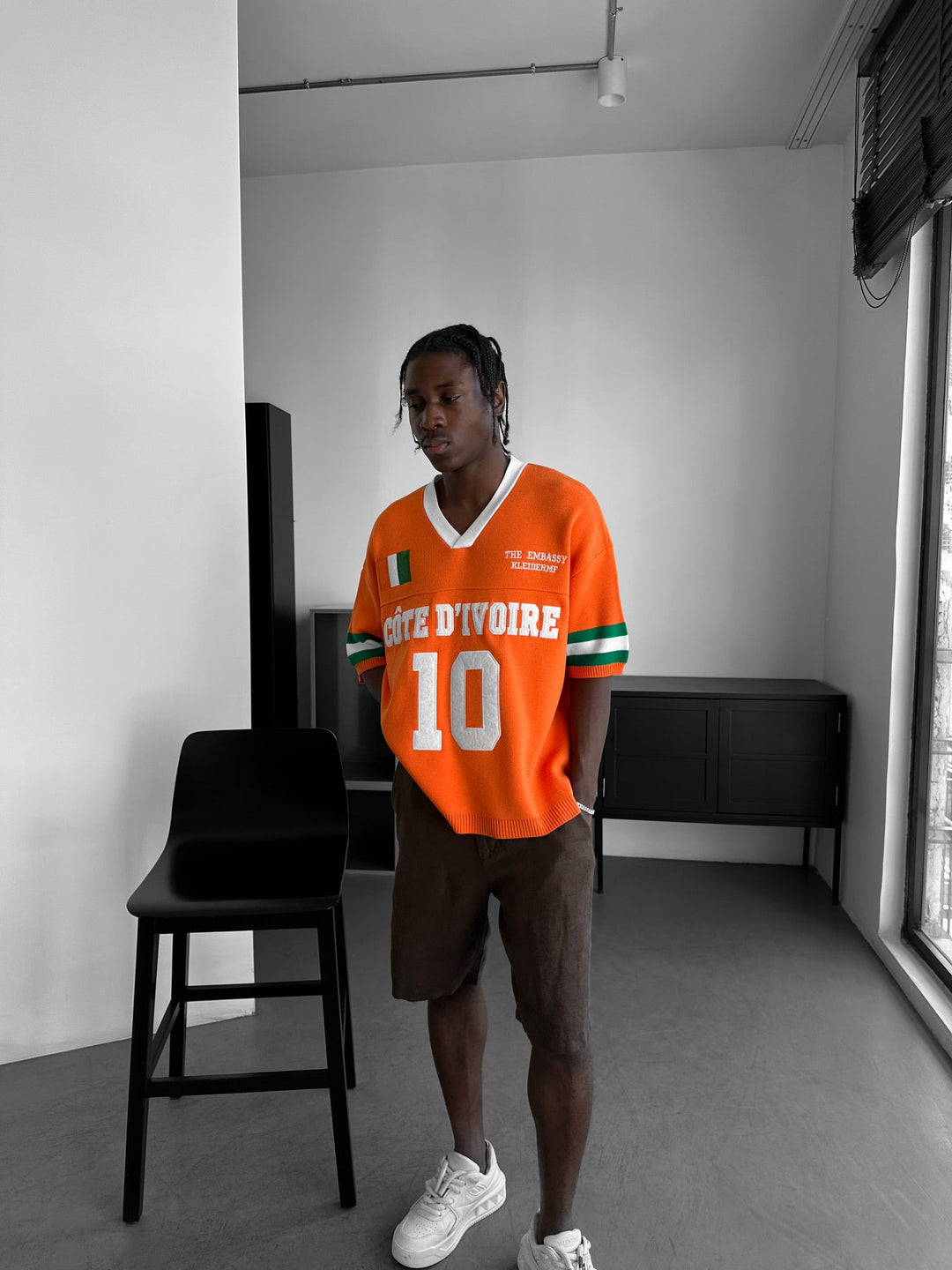 Didelis Côte d’Ivoire megztinis - Oranžinis