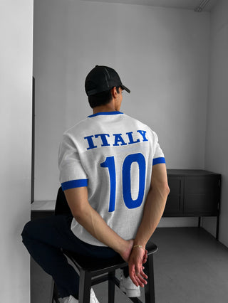Per didelį Italijos megztinį - Balta