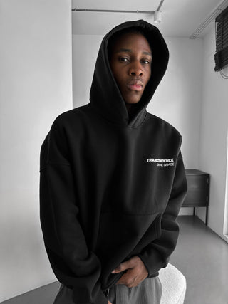 Oversize ‘Transcendence’ Hoodie - Juoda