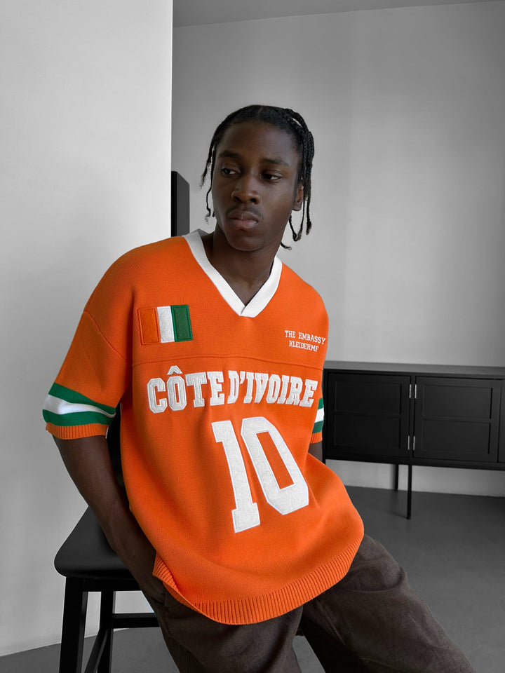 Didelis Côte d’Ivoire megztinis - Oranžinis
