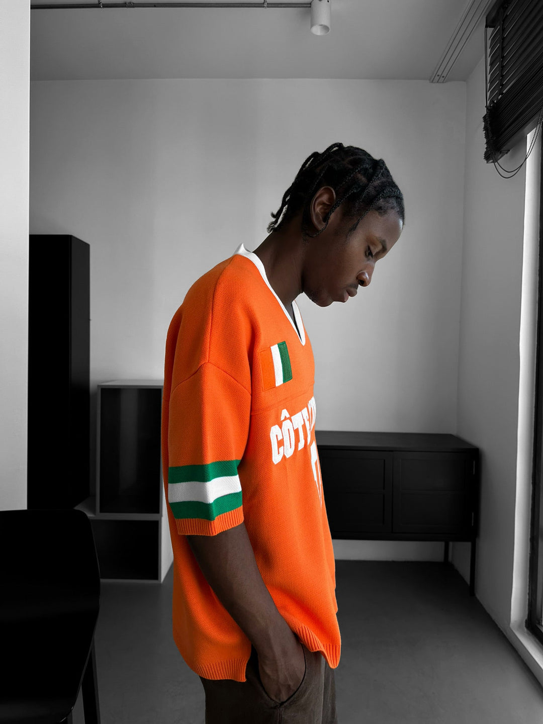 Didelis Côte d’Ivoire megztinis - Oranžinis