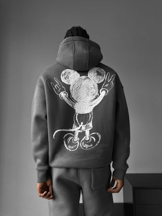 Oversize Peliuko Hoodie - Antracitas