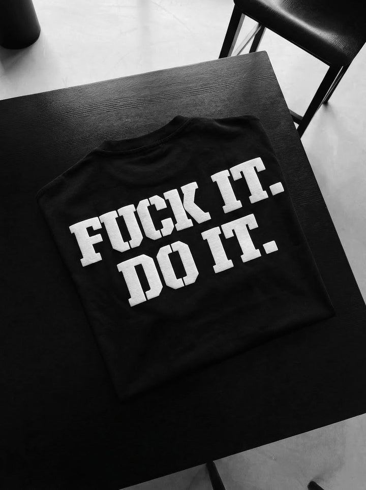 Oversize Do It T-shirt - Juoda