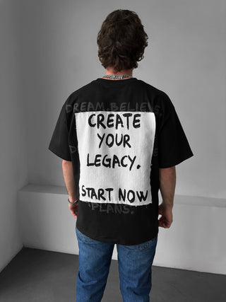 Oversize Legacy T-shirt - Juoda