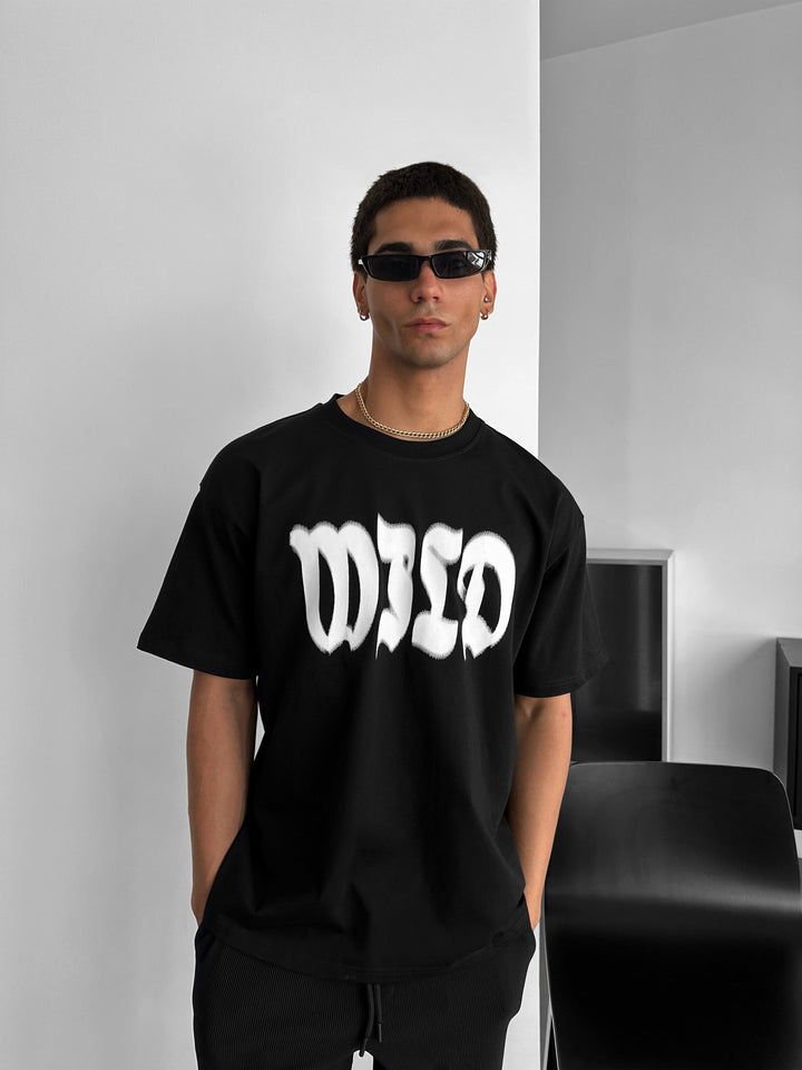 Didelis Wild T-shirt - Juoda