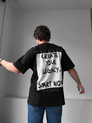 Oversize Legacy T-shirt - Juoda