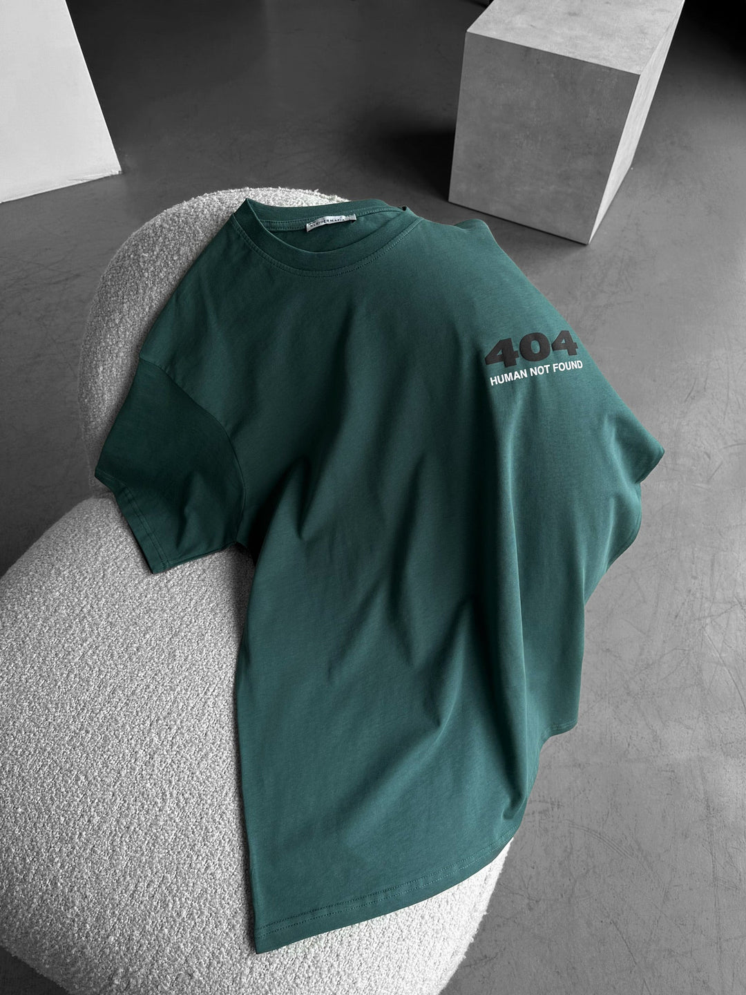 Oversize 404 marškinėliai - Chaki