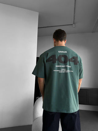 Oversize 404 marškinėliai - Chaki