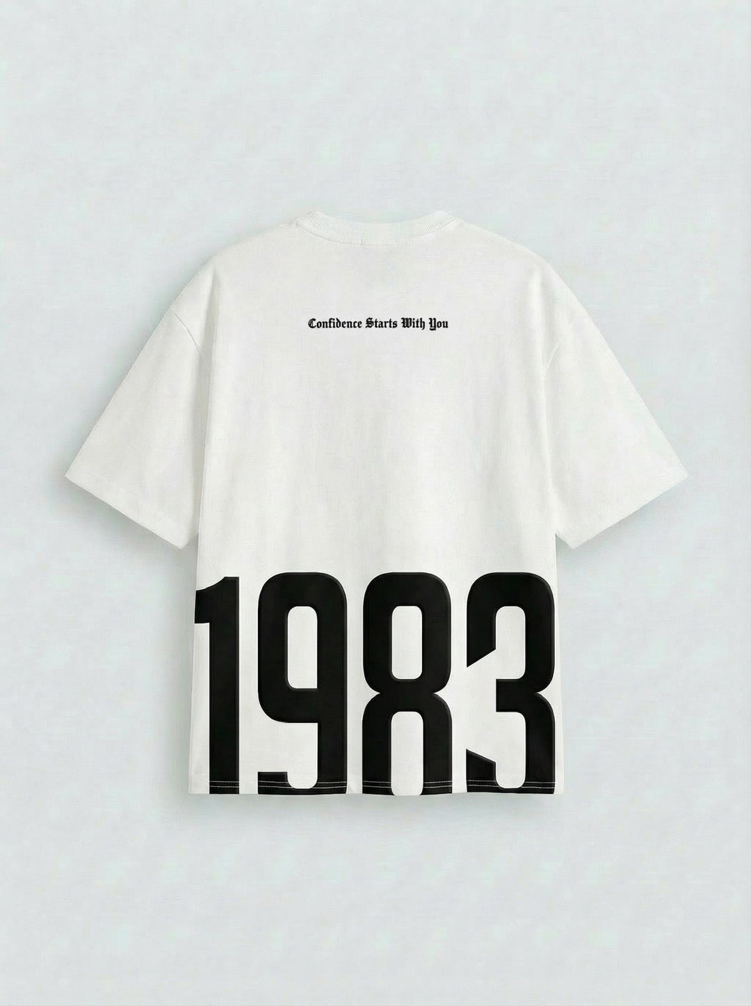 Oversize 1983 marškinėliai - Ecru