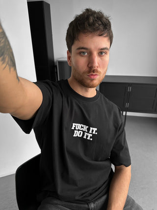 Oversize Do It T-shirt - Juoda