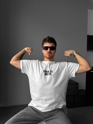 Oversize Do It T-shirt - Ecru