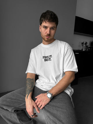 Oversize Do It T-shirt - Ecru