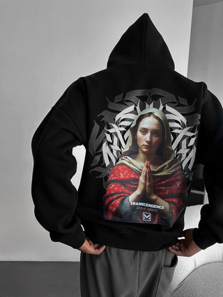 Oversize ‘Transcendence’ Hoodie - Juoda