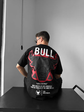 Oversize Fired Bull T-shirt - Juoda