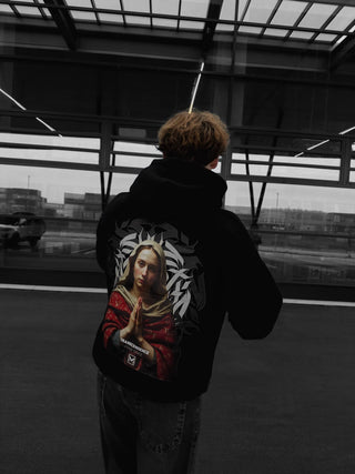 Oversize ‘Transcendence’ Hoodie - Juoda