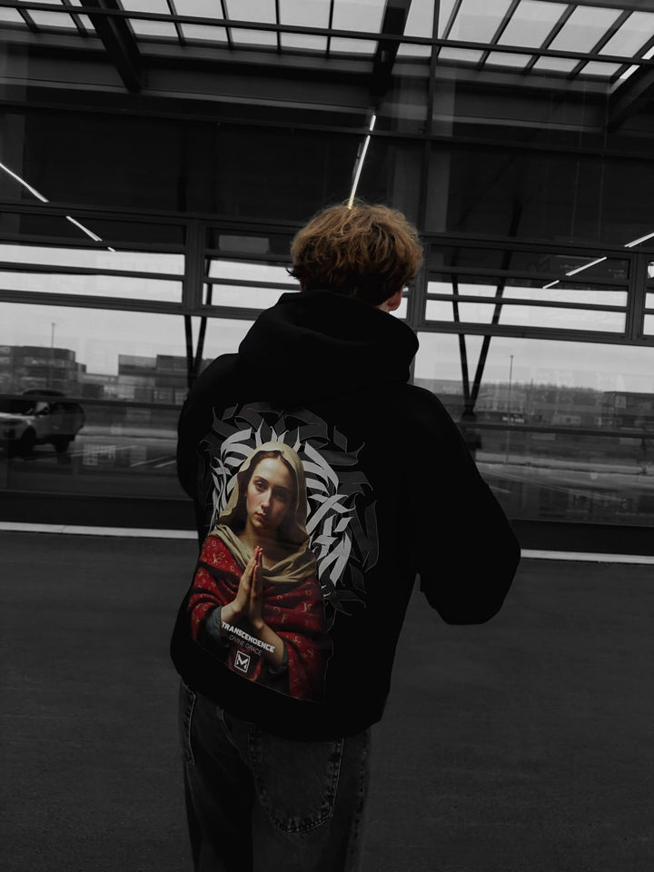 Oversize ‘Transcendence’ Hoodie - Juoda