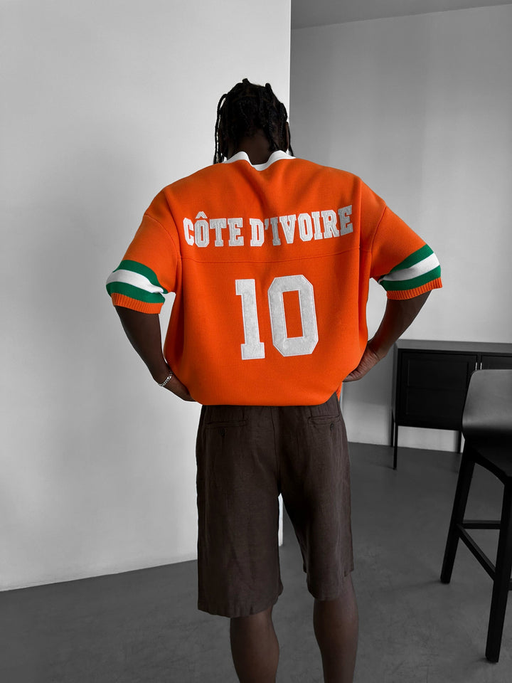 Didelis Côte d’Ivoire megztinis - Oranžinis
