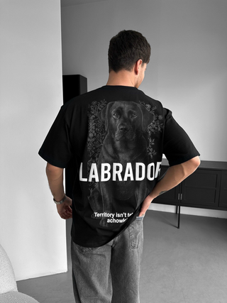 Didelio dydžio Labradoro marškiniai - Juodi