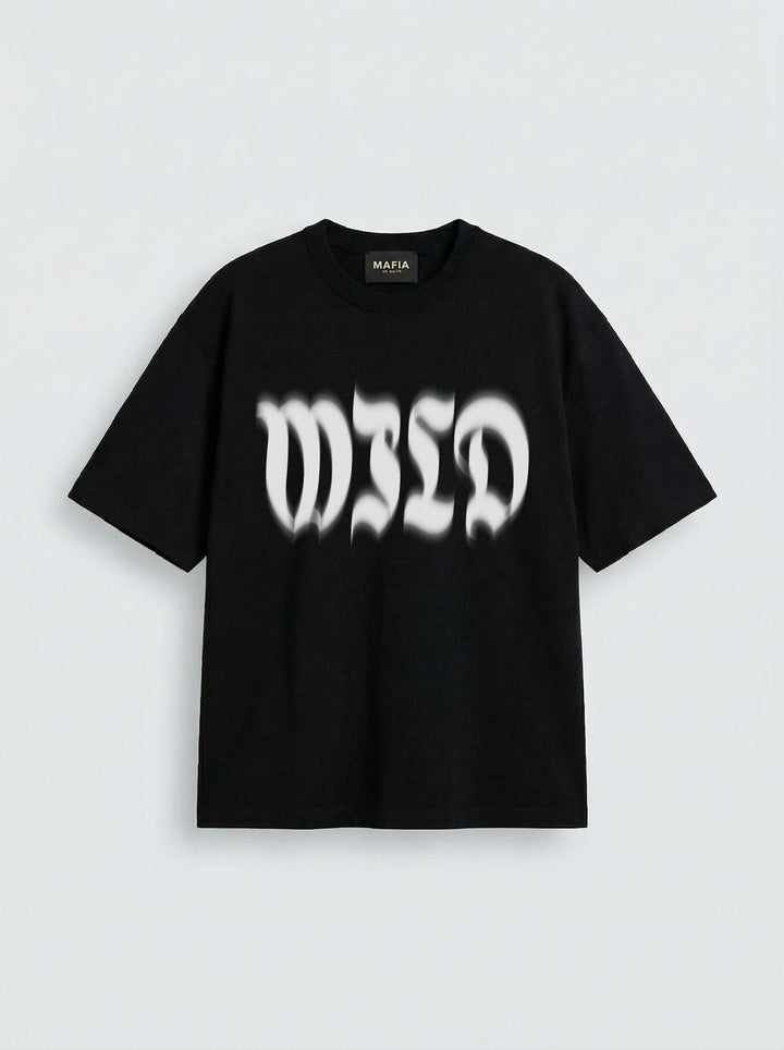 Didelis Wild T-shirt - Juoda