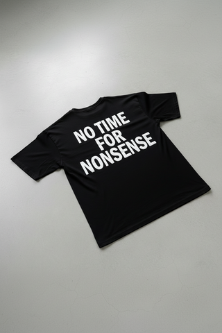 Per didelį T-shirt - Juoda ir Balta